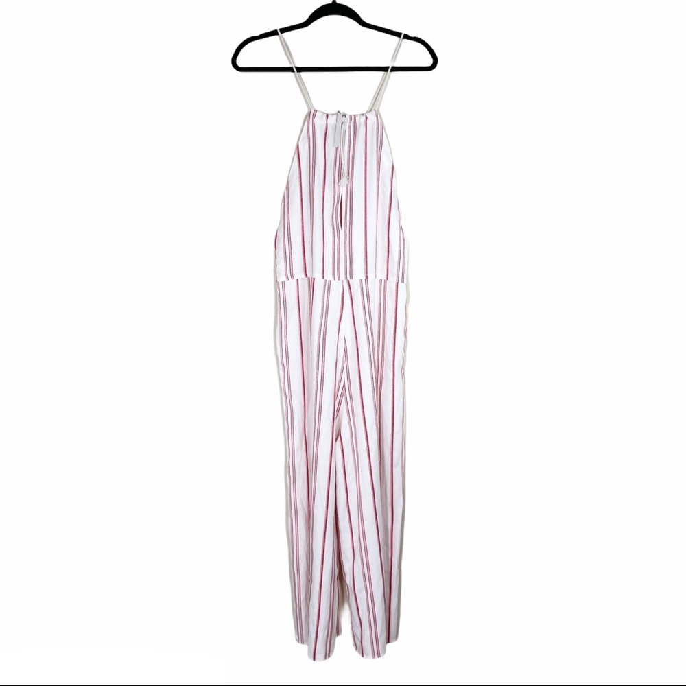 NWT ASOS Stripe Halter Wide Leg Jumpsuit - Picture 2 of 7